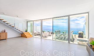 Luxurious, modern, duplex penthouse with panoramic sea views for sale in Benalmadena, Costa del Sol 68012 