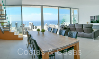 Luxurious, modern, duplex penthouse with panoramic sea views for sale in Benalmadena, Costa del Sol 68015 
