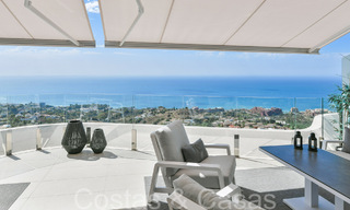 Luxurious, modern, duplex penthouse with panoramic sea views for sale in Benalmadena, Costa del Sol 68016 