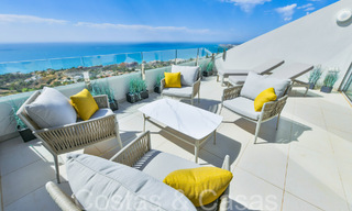 Luxurious, modern, duplex penthouse with panoramic sea views for sale in Benalmadena, Costa del Sol 68017 