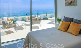 Luxurious, modern, duplex penthouse with panoramic sea views for sale in Benalmadena, Costa del Sol 68022 