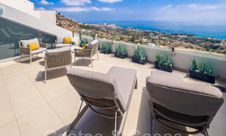 Luxurious, modern, duplex penthouse with panoramic sea views for sale in Benalmadena, Costa del Sol 68023 