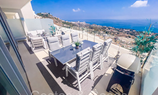 Luxurious, modern, duplex penthouse with panoramic sea views for sale in Benalmadena, Costa del Sol 68029 