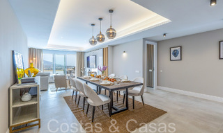 Elegant penthouse with beautiful views for sale in an exclusive golf resort in Mijas, Costa del Sol 68276 