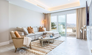 Elegant penthouse with beautiful views for sale in an exclusive golf resort in Mijas, Costa del Sol 68277 