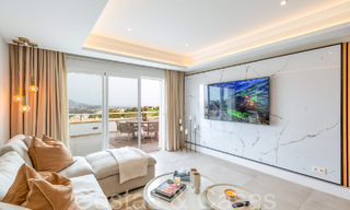 Elegant penthouse with beautiful views for sale in an exclusive golf resort in Mijas, Costa del Sol 68281 