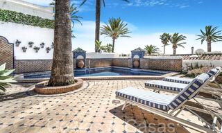 Luxury villa with open sea views for sale, right on the beach on Marbella's prestigious Golden Mile 68323 