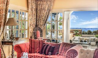 Luxury villa with open sea views for sale, right on the beach on Marbella's prestigious Golden Mile 68325 