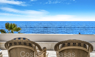 Luxury villa with open sea views for sale, right on the beach on Marbella's prestigious Golden Mile 68326 