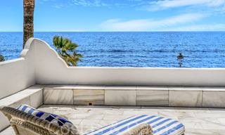 Luxury villa with open sea views for sale, right on the beach on Marbella's prestigious Golden Mile 68327 