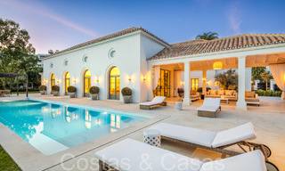 Ready to move luxury villa with contemporary Mediterranean design for sale in a prestigious golf area in Nueva Andalucia, Marbella 68380 