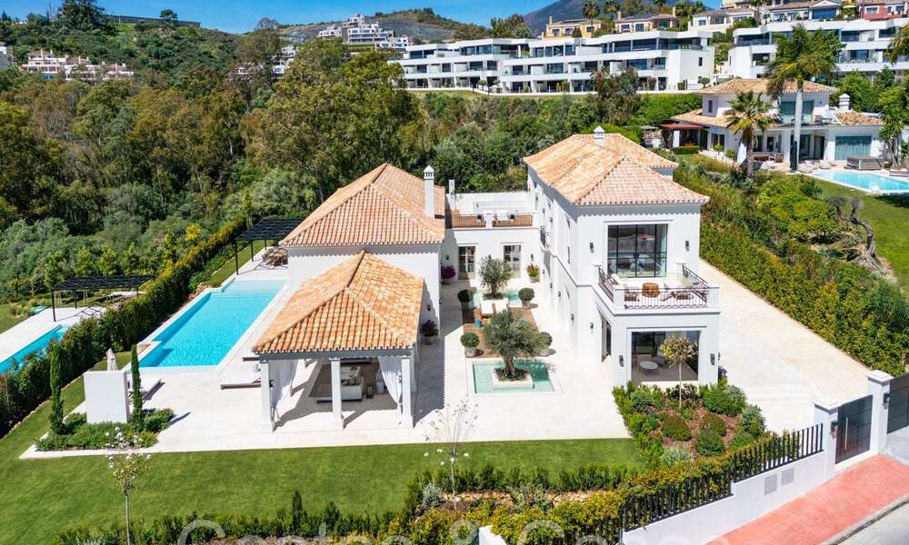 Ready to move luxury villa with contemporary Mediterranean design for sale in a prestigious golf area in Nueva Andalucia, Marbella 68383