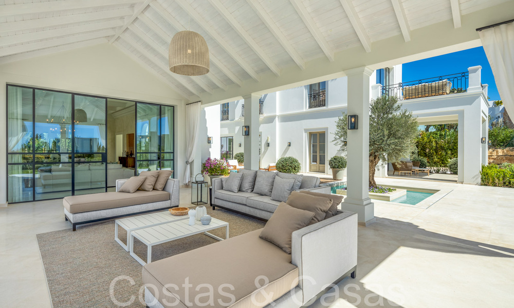 Ready to move luxury villa with contemporary Mediterranean design for sale in a prestigious golf area in Nueva Andalucia, Marbella 68403