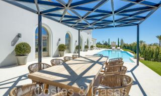 Ready to move luxury villa with contemporary Mediterranean design for sale in a prestigious golf area in Nueva Andalucia, Marbella 68408 