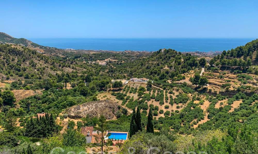 Off-plan villa project with panoramic sea views for sale in the hills of Mijas Pueblo, Costa del Sol 68449