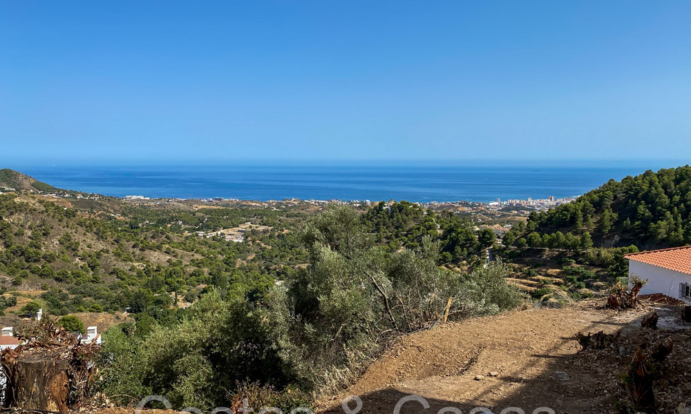 Off-plan villa project with panoramic sea views for sale in the hills of Mijas Pueblo, Costa del Sol 68451