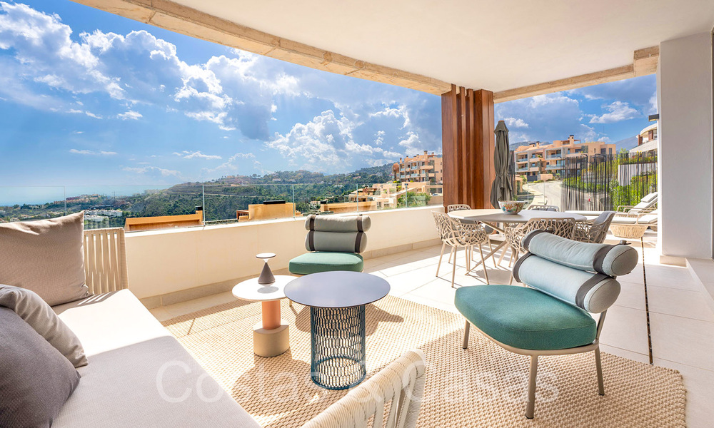 Ready to move in, prestigious apartment with panoramic sea views for sale in Marbella - Benahavis 68598