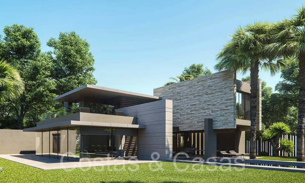 3 Brand new contemporary villas for sale, just steps from the beach of San Pedro, Marbella 68215