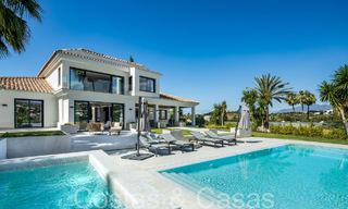 Contemporary renovated luxury villa for sale, frontline golf in Nueva Andalucia, Marbella 70518 