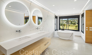 Contemporary renovated luxury villa for sale, frontline golf in Nueva Andalucia, Marbella 70525 