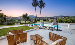 Contemporary renovated luxury villa for sale, frontline golf in Nueva Andalucia, Marbella 70535 