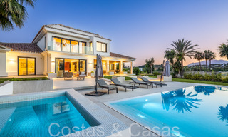 Contemporary renovated luxury villa for sale, frontline golf in Nueva Andalucia, Marbella 70536 