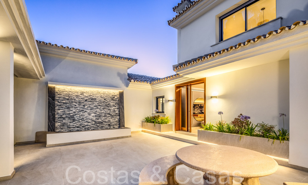 Contemporary renovated luxury villa for sale, frontline golf in Nueva Andalucia, Marbella 70537