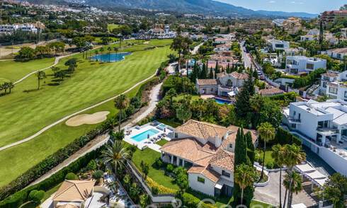 Contemporary renovated luxury villa for sale, frontline golf in Nueva Andalucia, Marbella 70539