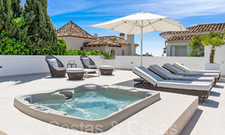 Ready to move in, chic Mediterranean luxury villa for sale, beachside east of Marbella centre 68636 