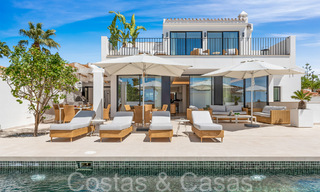 Ready to move in, chic Mediterranean luxury villa for sale, beachside east of Marbella centre 68651 