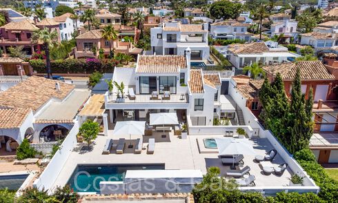 Ready to move in, chic Mediterranean luxury villa for sale, beachside east of Marbella centre 68652