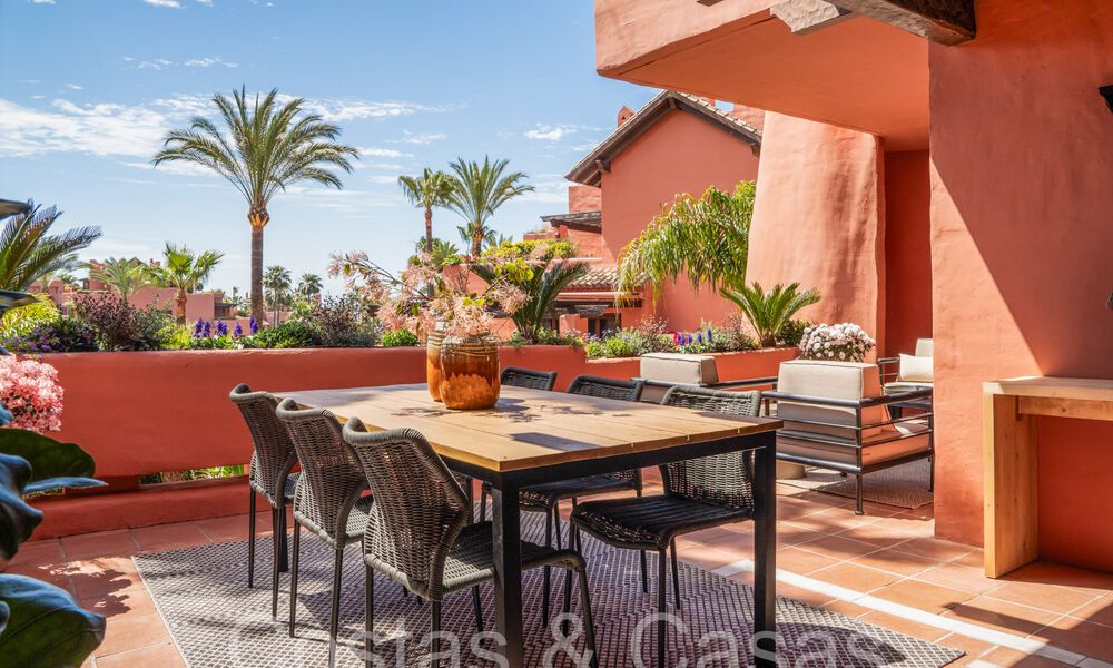 Luxurious 3 bedroom apartment for sale in a beach complex on the New Golden Mile between Marbella and Estepona 68747