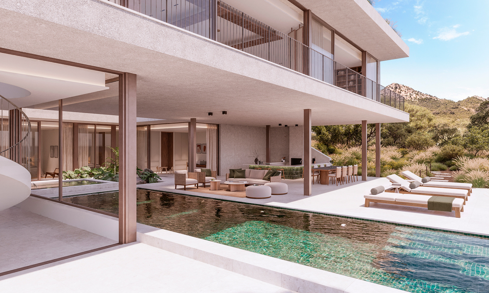 New, advanced design villa for sale surrounded by nature in the hills of Marbella - Benahavis 69728