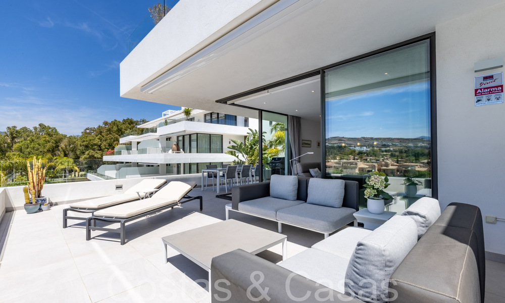 Ready to move in, modern, design apartment for sale near the golf course in the golden triangle of Marbella - Benahavis - Estepona 68815