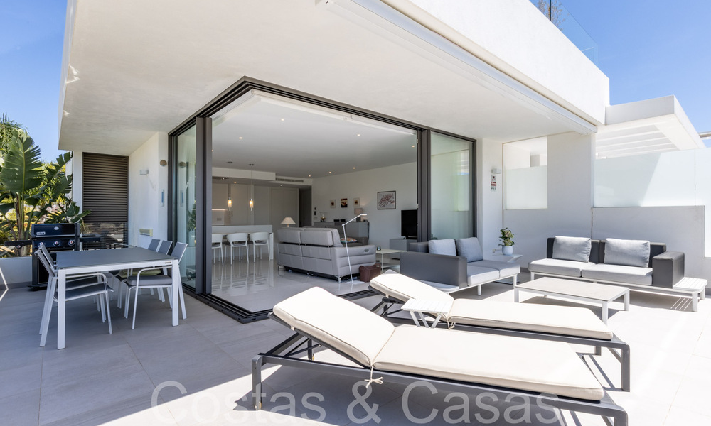 Ready to move in, modern, design apartment for sale near the golf course in the golden triangle of Marbella - Benahavis - Estepona 68817