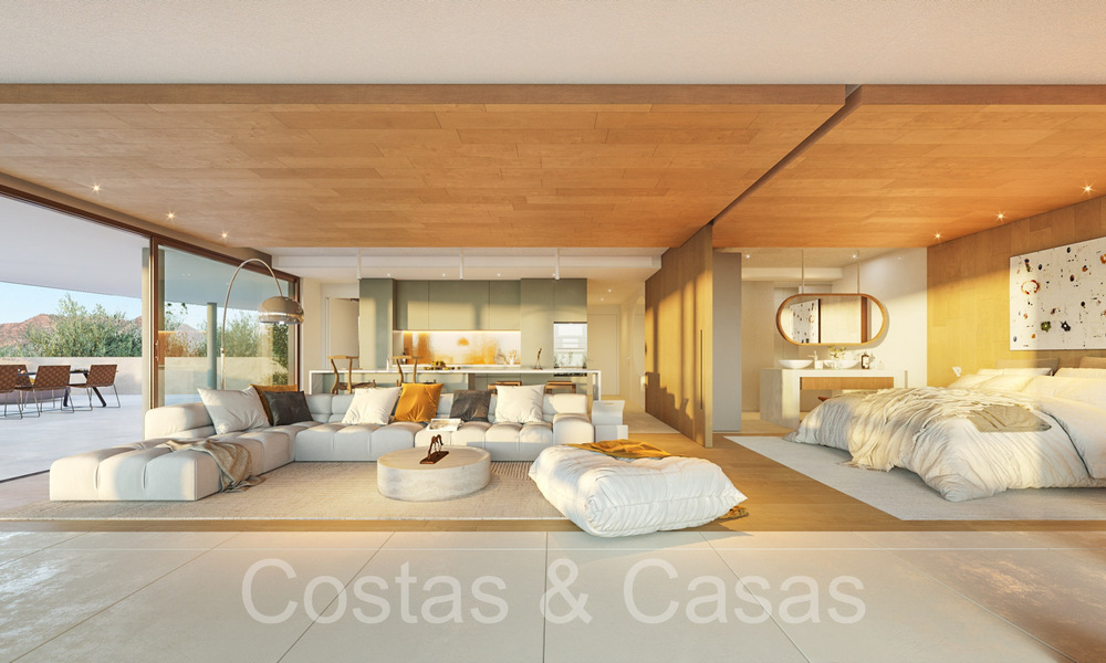 New, exclusive apartments with avant-garde style for sale in a luxury resort in Fuengirola, Costa del Sol 68925