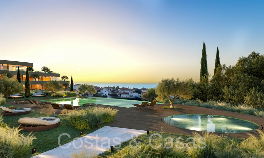 New, exclusive apartments with avant-garde style for sale in a luxury resort in Fuengirola, Costa del Sol 68941