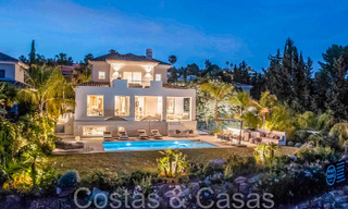 Beautiful renovated villa in contemporary Mediterranean style for sale, adjacent to the golf course in Benahavis - Marbella 69116 