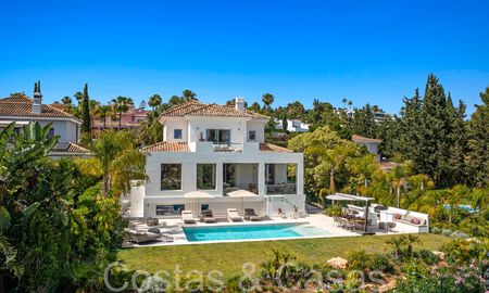 Beautiful renovated villa in contemporary Mediterranean style for sale, adjacent to the golf course in Benahavis - Marbella 69119