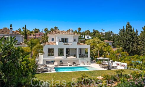 Beautiful renovated villa in contemporary Mediterranean style for sale, adjacent to the golf course in Benahavis - Marbella 69119
