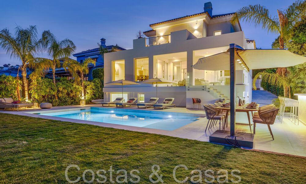 Beautiful renovated villa in contemporary Mediterranean style for sale, adjacent to the golf course in Benahavis - Marbella 69137