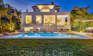 Beautiful renovated villa in contemporary Mediterranean style for sale, adjacent to the golf course in Benahavis - Marbella 69139 