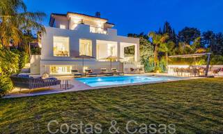 Beautiful renovated villa in contemporary Mediterranean style for sale, adjacent to the golf course in Benahavis - Marbella 69140 