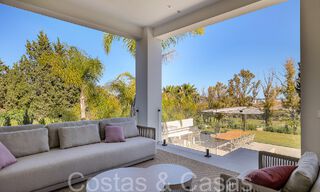 Beautiful renovated villa in contemporary Mediterranean style for sale, adjacent to the golf course in Benahavis - Marbella 69248 