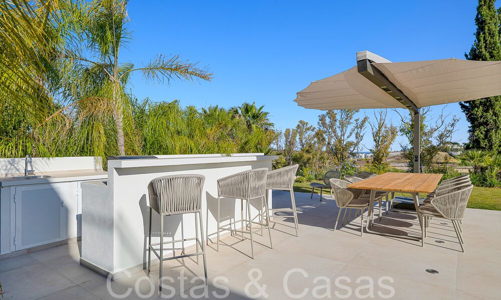 Beautiful renovated villa in contemporary Mediterranean style for sale, adjacent to the golf course in Benahavis - Marbella 69249