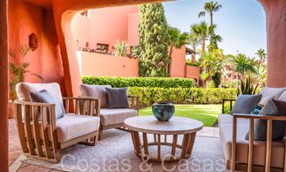 Superior garden apartment in a prime beachfront complex on the New Golden Mile between Marbella and Estepona 69389 