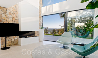 Superior luxury villa for sale, frontline golf with panoramic mountain, golf and sea views in Benahavis - Marbella 69305 