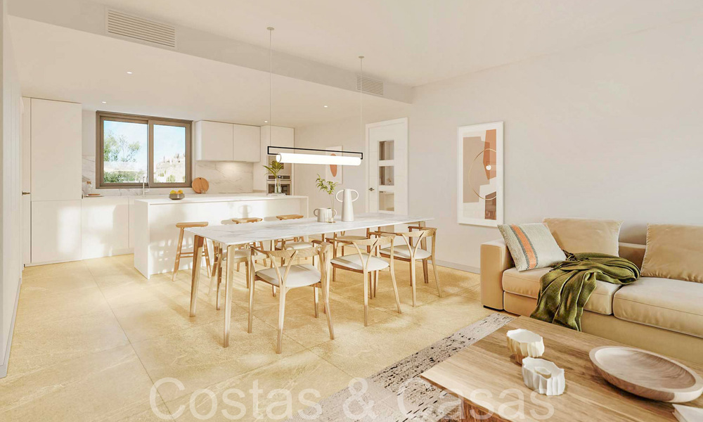 New, contemporary apartments with sea views for sale within walking distance of Estepona centre and the beach 69409