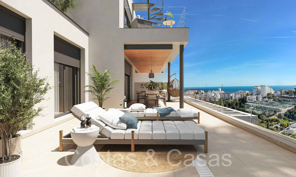 New, contemporary apartments with sea views for sale within walking distance of Estepona centre and the beach 69413