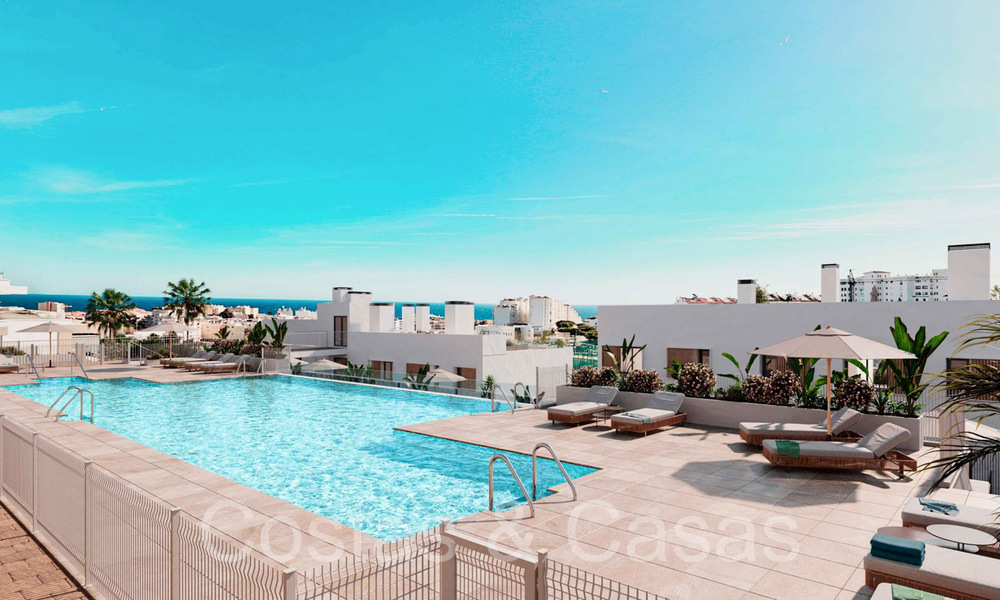New, contemporary apartments with sea views for sale within walking distance of Estepona centre and the beach 69416